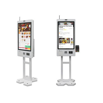 kaufen 21.5 27 32 Inch Self Service Ordering Kiosk Pos System Cashier Receipt Printer Machine Payment Kiosks for Fast Food Restaurant online manufacture