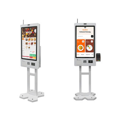 kaufen Selbstbedienungsbestellung Zahlung Kiosk 27 32 Zoll Kapazitiver Touchscreen Wandmontierbarer POS-Bestätigungsdrucker mit SDK-Multi-OS-Unterstützung online manufacture
