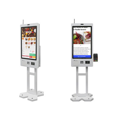 kaufen OEM maßgeschneiderter 21,5 Zoll Touchscreen QR-Code Scanner Ticketdruck Selbstbedienung POS Bestellung Zahlung Kiosk für Restaurant online manufacture