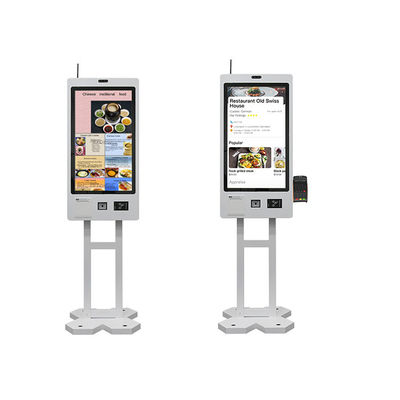 kaufen Customized 21.5 Inch Wall Mounted Self Service Ordering Kiosk for Restaurants Touch Screen POS Terminal Food Order Payment SDK online manufacture