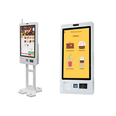 kaufen 21,5-Zoll-Touchscreen-Kiosk Selbstbedienungs-Bestellmaschine Wandmontage Rechnungszahlung Drucker Selbstbedienungs-Kasse Kiosk online manufacture
