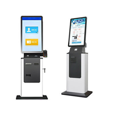 kaufen Hospital Hotel Self Service Kiosk with Touch Screen Printer Check in Cash Payment SDK Compatible Optional Barcode Reader online manufacture