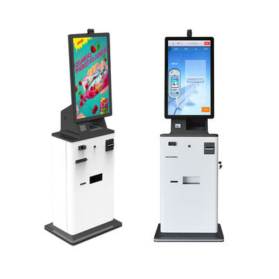 kaufen Selbstbedienung Münzgeldwechsel Kiosk Maschine mit SDK Barcode Reader Pass-Scanner Auslandswährung Wechsel Zahlung Kiosk online manufacture