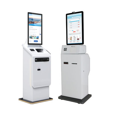 kaufen Touchscreen Selbstbedienung Zahlung Kiosk Bodenstand Bargeld Recycling Währungsumtausch Quittung Drucker Kiosk Terminal Maschine online manufacture