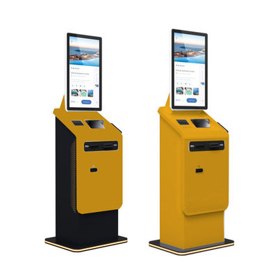 kaufen 27-32 Zoll Touchscreen Self-Service-Kiosk mit Bargeld-Münzen-Recycler und Quittungsdrucker für Innenbeträge online manufacture