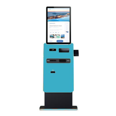 kaufen Self Service Kiosk Touch Screen Terminal Cash Acceptor Cash Dispenser Card Reader Payment Kiosk online manufacture