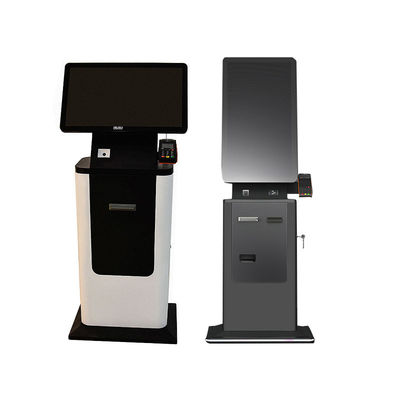 kaufen 27 32 Zoll interaktiver Touch-Self-Service-Kiosk-Terminal, Hotel-Self-Service-Ticketdrucker, Kartenleser, Bargeld- und Münzzahlungs-Kiosk online manufacture