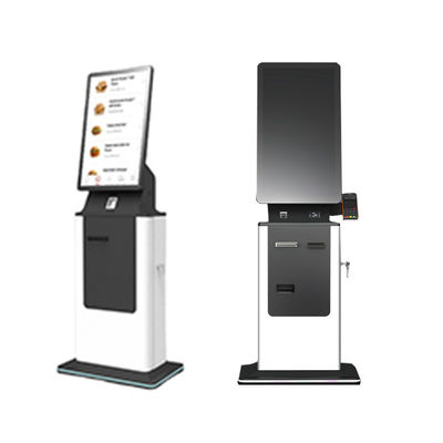 kaufen Self Service Passport Scanner Boarding Pass Printing Machine Floor Stand Hotel Check in Cash Payment Kiosk Option Including SDK online manufacture