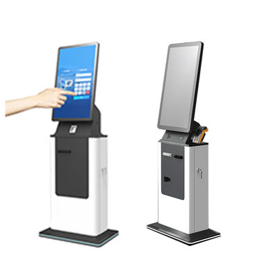 kaufen Automatischer Selbstbedienungs-Check-In-Kiosk, Hotel-Zahlungs-Kiosk mit Karten-Ausgabegerät Pass-Scanner online manufacture