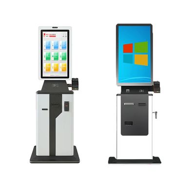 kaufen Check-in Kiosk Touchscreen Selbstbedienung Zahlung Kiosk-Maschine mit QR-Scanner und Drucker online manufacture