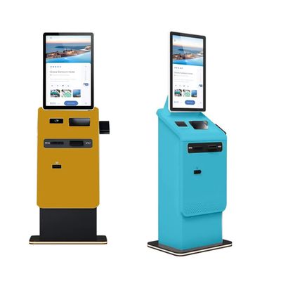 kaufen Linux-Zahlungsmaschine Touch-Kiosk mit Thermaldrucker Kreditkartenzahlung Win-Kompatibilität online manufacture