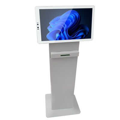 kaufen Freistehender 21,5-Zoll-Touchscreen-Self-Service-Kiosk mit QR-Scanner und Belegdrucker für Restaurants online manufacture