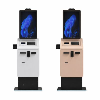 kaufen Self-Service-Kartenleser-Barzahlungs-Kiosk-Terminal Android Touchscreen Währungsumtausch-Zahlungskiosk mit A4-Drucker online manufacture