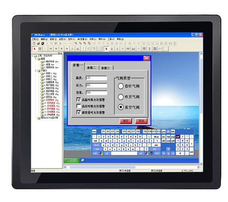 Robuster 19-Zoll-Militärcomputer All-in-One-Industrial-Embedded-Touchpanel