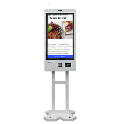 Schnellimbiss-Selbstbestellungs-Kiosk-System-Barcode-Zahlungsrestaurant-Maschine