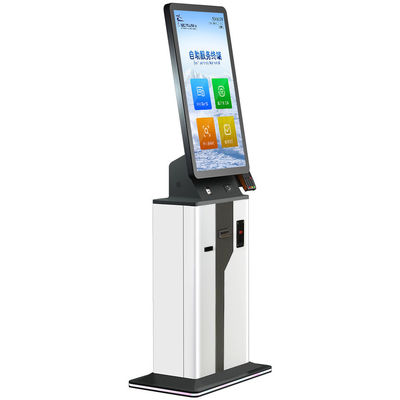 21,5-Zoll-Management-Selbstbedienungskiosk-Zahlungsterminal mit Qr-Code-Scanner-Drucker-Position