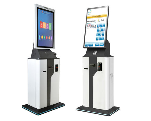 27-Zoll-Selbstbedienungs-Banking-Kiosk QR-Scanner-Touchscreen-Terminal