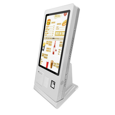 21,5-Zoll-Selbstbedienungs-Touchscreen-Kiosk-Barcode-Scanner Kfc-Selbstbestellungskiosk