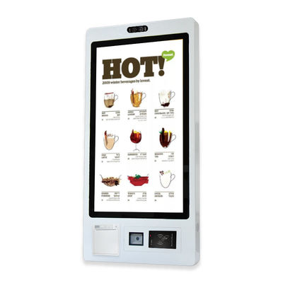 32-Zoll-Restaurant-Zahlungskiosk-Maschinen-automatischer Wand-Berg-Touch Screen Kiosk