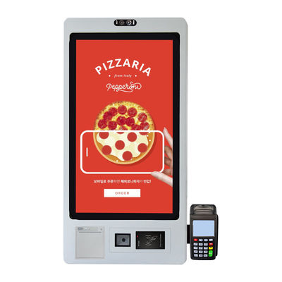 32-Zoll-LCD-Restaurant, das Self-Service-Rechnungszahlungsmaschine bestellt