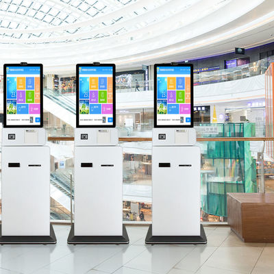 Boden-Stellungs-Selbstservice-Kiosk-Zahlungs-Anschluss-Empfang, der 32 Zoll druckt