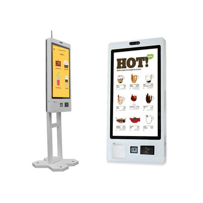 21.5/23.8/27/32 Zoll Restaurant POS Touchscreen Selbstbedienung Kiosk Bestellung Zahlung Kioske mit Drucker und Scanner