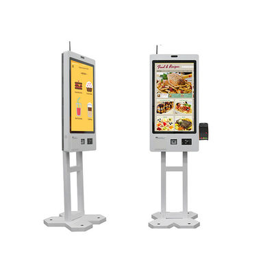 Selbstbestellkiosk im Restaurant Bargeld POS Bestellnummer Wandmontage Informationskiosk
