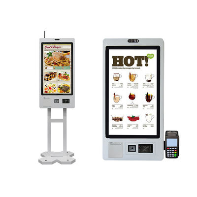 32 Zoll Android unbemannter Rezeptionstisch Restaurant Selbstbestellkiosk für KFC McDonald's Bestellkiosk