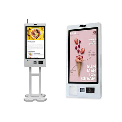 Innenrestaurant-Bestellkiosk 1920*1080P Auflösung Wandmontierte Selbstzahlungskiosk