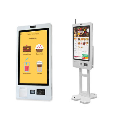 Fast-Food Selbstbedienung Touchscreen Wandmontage Rechnung Zahlung Maschine 32 Zoll Selbstbestellung Zahlung Kiosk