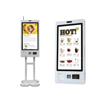 32 Berührungsbildschirm Fast Food Selbstbedienung Kiosk Bestellung Self Checkout Kiosk mit Software Bestellung