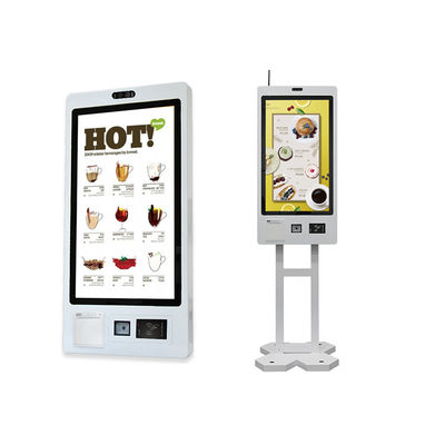 Wifi / Bluetooth / Ethernet Restaurant Selbstbestellkiosk mit LCD-Touchscreen-Display
