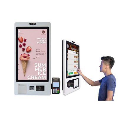 Supermarkt-Zahlungs-Touch Screen Kiosk-Smart-Selbstservice-Auftrag des Restaurant-27Inch
