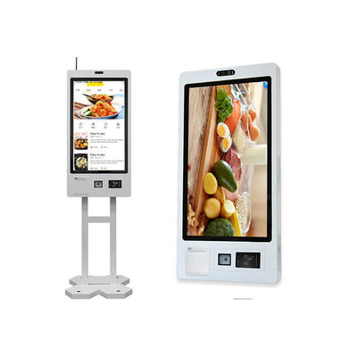 An der Wand befestigte Boden-Stellungs-Kiosk-Restaurant-Zahlungs-Terminalselbstservice-Einrichtung