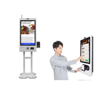 27inch Touch Screen Selbsteinrichtungskioskmaschine mit 80mm Drucker Scanner