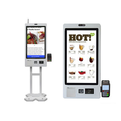 Multi Touch Screen Kiosk Lcd-Werbungskiosk mit Drucker