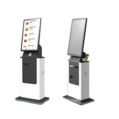Crtly 32 Inch Floor Standing Interaktiver Selbstbedienungs-Zahlungskiosk Automatischer Touchscreen Kiosk-Maschine