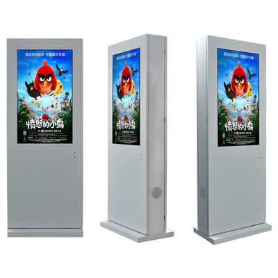 Innenultra dünner Kiosk-Boden-Stand der 43 Zoll-digitalen Beschilderung, der Totem annonciert