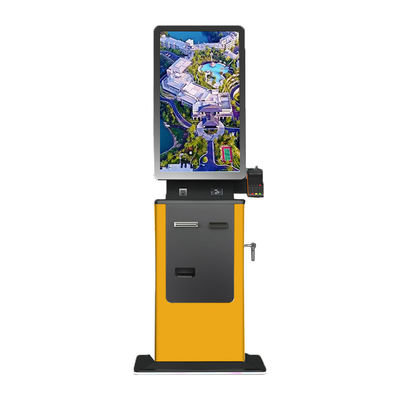 Touchscreen Thermalprinter Interaktiver Kassenzahlungskiosk für Hotel Geldautomaten