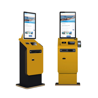 Custom Shape and Size Self Service Kiosk with Currency Exchange and 10-Point Capacitive Touch Screen