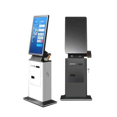Hotel-Check-in-Kiosk mit Touchscreen Pass-Scanner Kartenleser Ticketschreiber Gaming Parkplatz Tickets Zahlung Kiosk-Maschine
