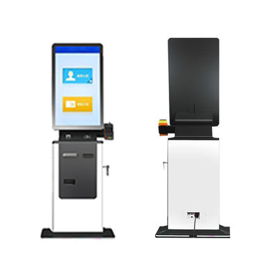 Vertikale Installation Check In Kiosk benutzerdefinierte Farbe und optionale elektrische Lesekarte