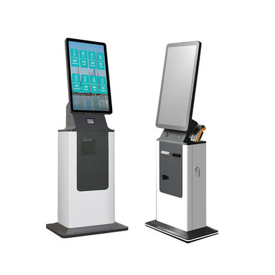 Hotel-Touch Screen etikettierend, überprüfen Sie im Kiosk mit Thermal-Drucker