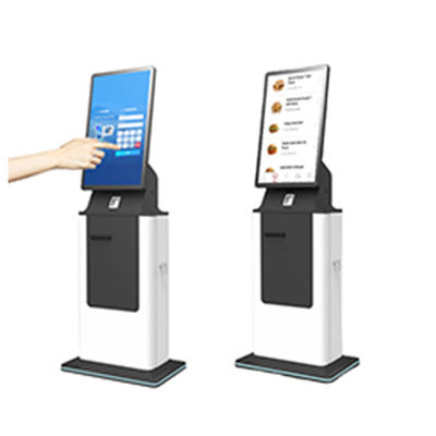 27 Zoll Touch Screen Selbstbedienung Check In Kiosk mit Android/Linux/Win7/8/10/11 Betriebssystem und optionale QR-Code