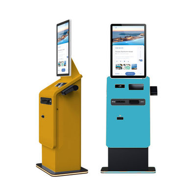 Self-Check-in Kiosk für Flugticketzahlung Passscheck und Hotelkartenvergabe