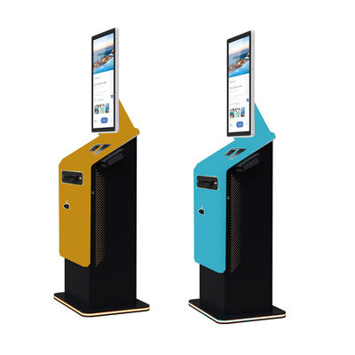 Selbstbedienung Kiosk Berührung Bargeldwechselmaschine Ticketschriftdruckmaschine Bargeldhäuser Zahlung Bargeldakzeptierer Kiosk