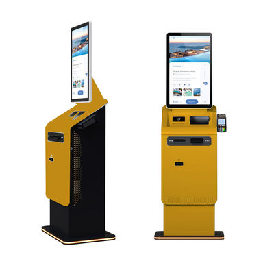 Selbstzahlung Kiosk Touchscreen Boden Stehendes Bargeld Münz Recycler Währungsumtausch Zahlung Kioske Maschine