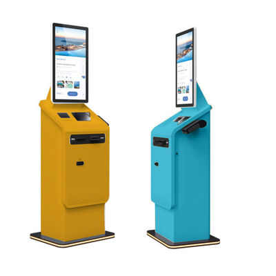Crtly Standing Touch Screen Kiosk Selbstbedienung Rechnung Bezahlung Ticketmaschine Busbahnhof Kiosk Bezahlung Kiosk Bargeld-Akzeptierer