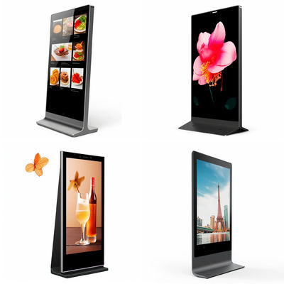 Innenkiosk-43 Zoll breite Ansicht-freier Stand LCD-Werbungs-Spieler der digitalen Beschilderung
