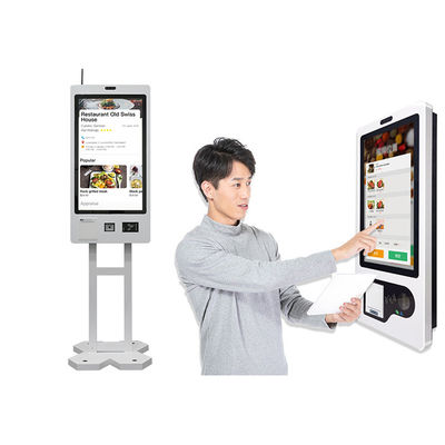 Robuster Selbstservice-Kiosk mit an der Wand befestigtem Kiosk der Zahlung der Kamera und des Thermal-Druckers